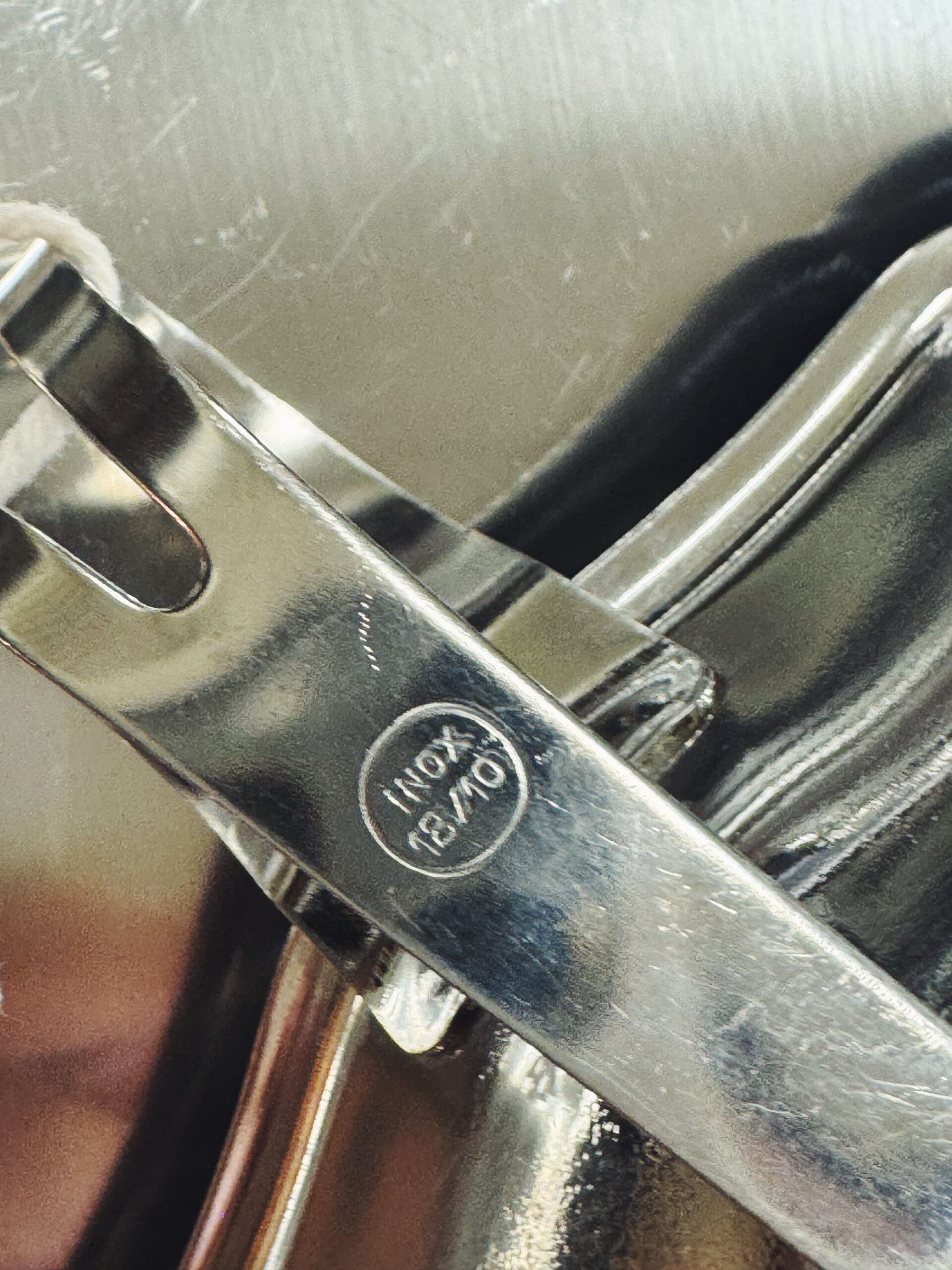 Prancūziškas nerūdijančio plieno serviravimo indelis su rankena - Image 6