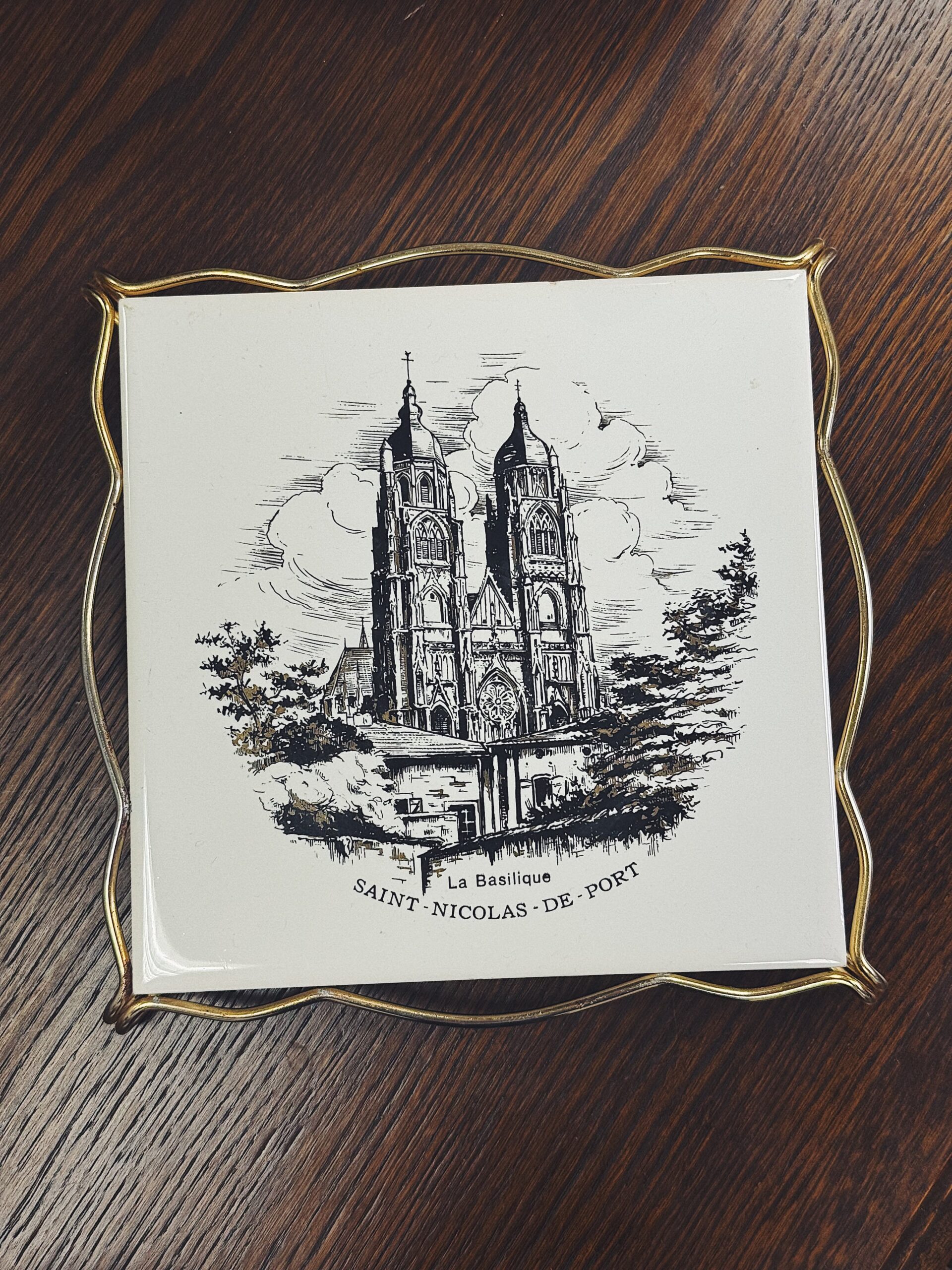 Saint-Nicolas-de-Port vintažinis keramikinis padėkliukas - Image 3