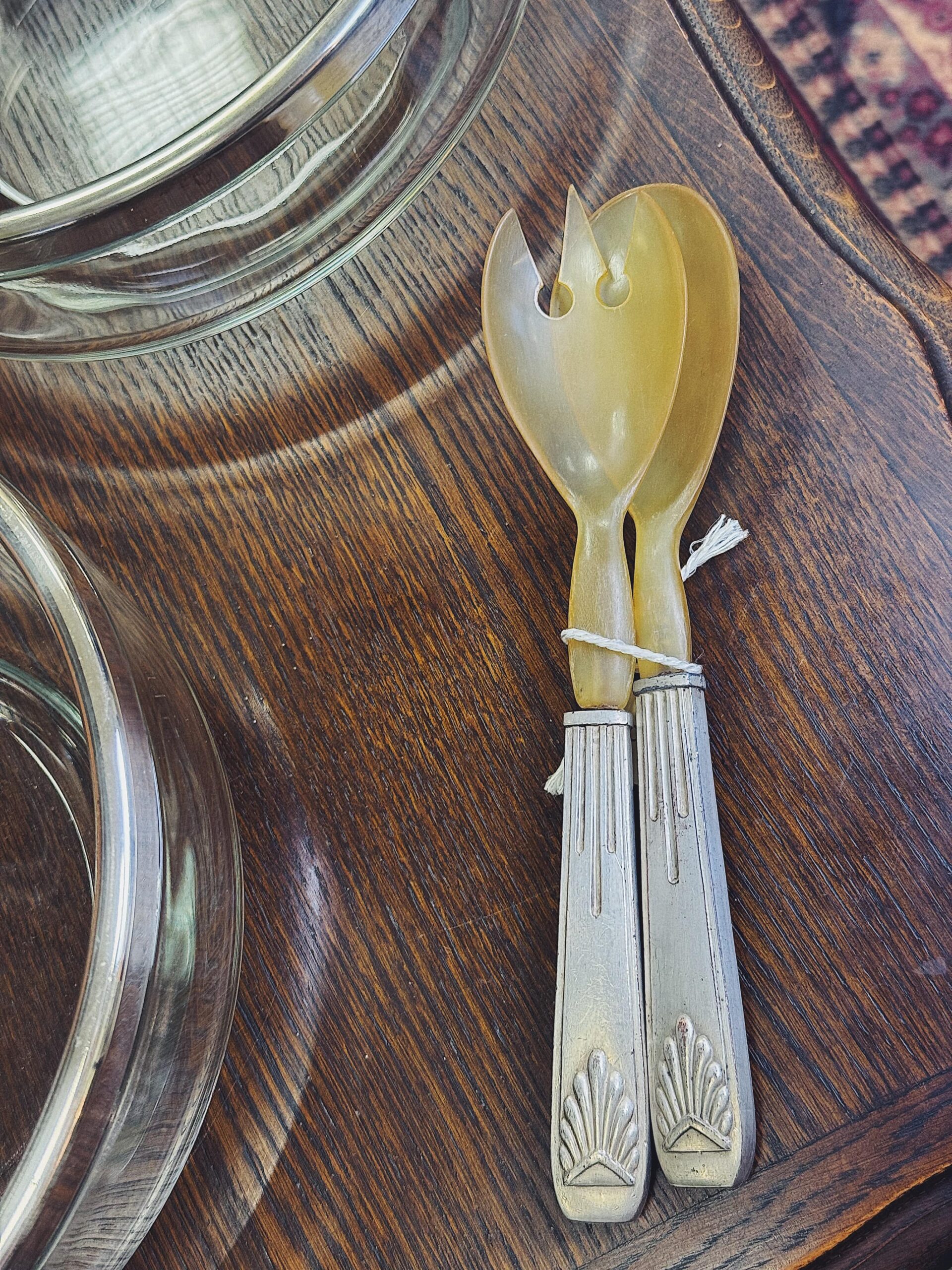 Vintažinė serviravimo įrankių pora - Image 2