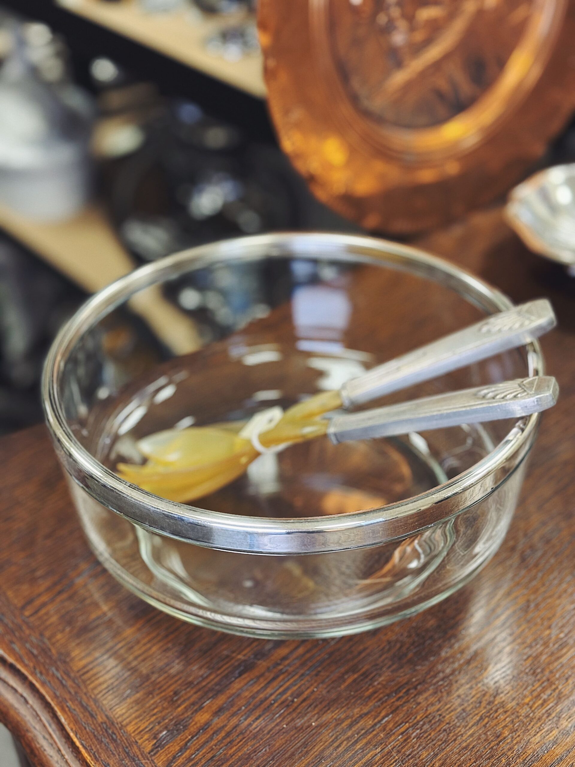 Vintažinė serviravimo įrankių pora - Image 3