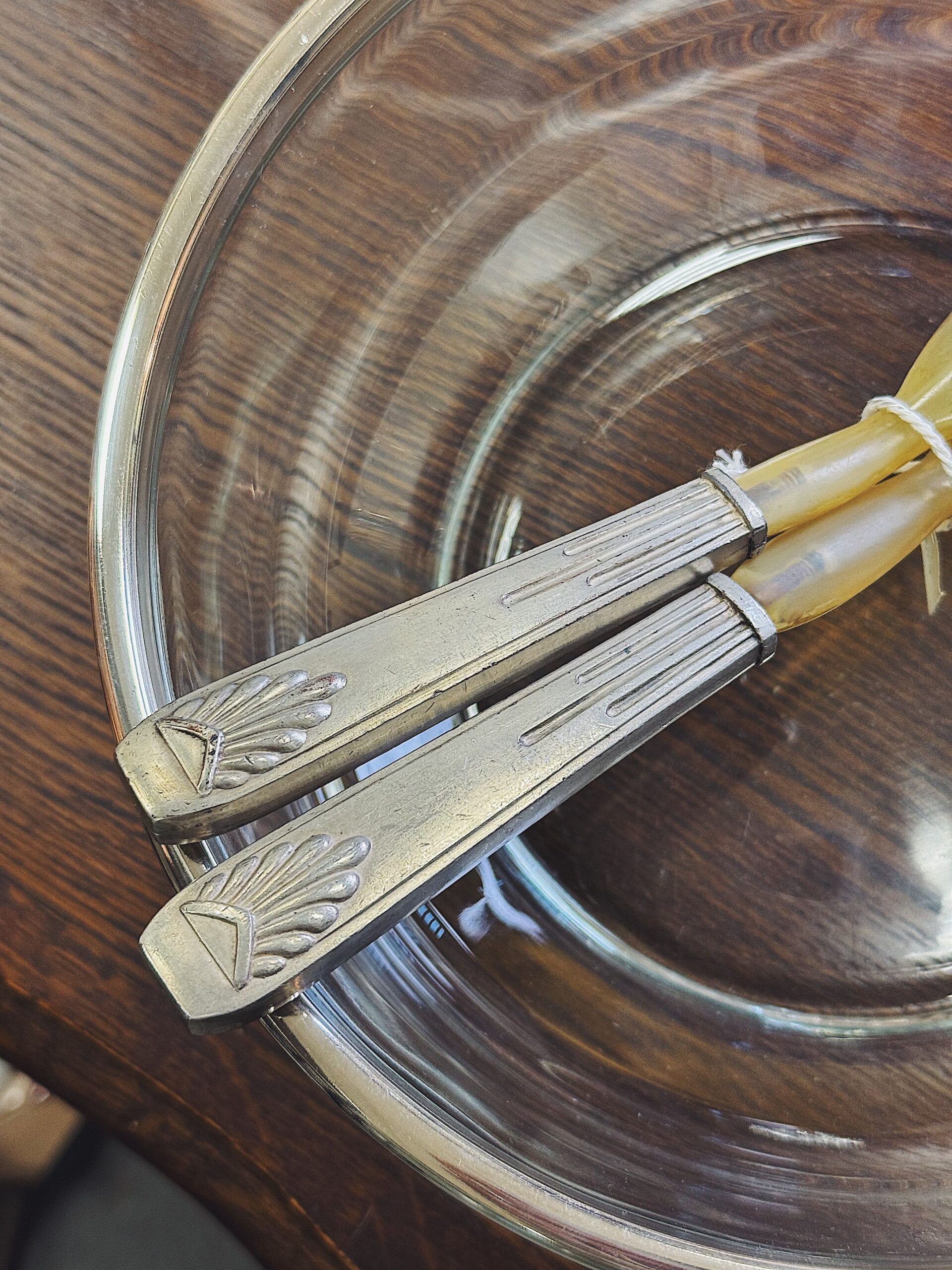 Vintažinė serviravimo įrankių pora - Image 8